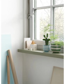 Modro-biely keramický kvetináč Kähler Design, ø 12 cm