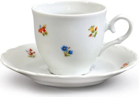 Thun kávová súprava Ophelia drobné kvietky 17-dielná