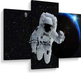Obraz - Astronaut vo vesmíre (90x60 cm)