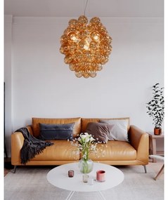 ByRydens 4202230-5512 - Luster na lanku DELUXE 4xE14/5W/230V dymová/hnedá