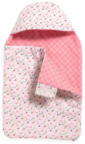 Baby Pomea - spací vak pre bábiky s kvetinovou potlačou