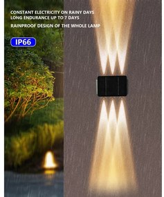 Immax 08491L - LED Solárne nástenné svietidlo so senzorom LED/2W/5V IP54