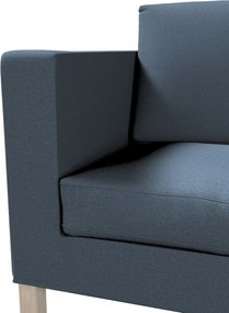 Poťah na sedačku Karlanda (pre 2 osoby,krátky) farba produktu modrá látka zapletaná