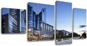 Obraz na stenu 4 dielny MESTO ME111E40 - 90x50 cm