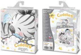 Dětské bavlněné povlečení ZEBRA 100x135 cm