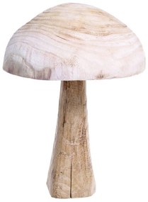 Prírodné drevená dekorácia huba Mushroom  - Ø 30*40 cm