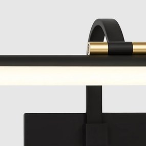 LED Kúpeľňové osvetlenie zrkadla VINCI LED/15W/230V 60 cm IP44 čierne