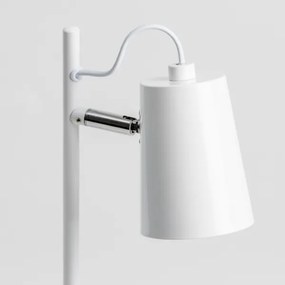 LED stolová lampa 1xE14/4,9W/230V biela