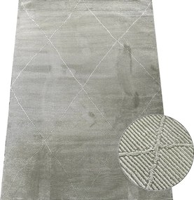 Koberec Zurich 1903 GREEN – zelený vzorovaný obdĺžnik Rozmer: 60x100 cm