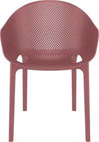 SKY PRO záhradná stolička marsala