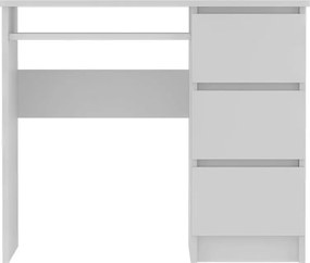 Biely písací stôl