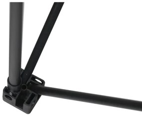 Skladací kempingový stôl 70x70cm antracit