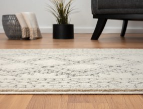 My Flair, Behúň Moroccan Delight CA40061 weiß, 80x250, čiernobiela, obývacia izba