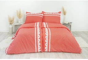 Stanex Luxusné obliečky 100% Bavlna babičkine údolie červené 140x200/70x90 cm