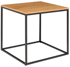 Odkladací stolík s doskou v dubovom dekore House Nordic Vita, 45 x 45 cm