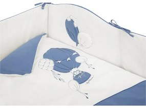 BELISIMA 6-dielne posteľné obliečky Belisima Ballons 90/120 modré