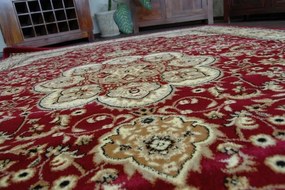 Kusový koberec Heat-set 0521 bordový