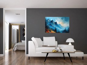 Obraz - Maľba hôr (90x60 cm)