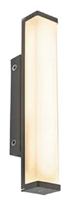 Nástenná lampa čierna 32 cm IP44 - Cascada