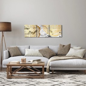 Obraz - Koláž (s hodinami) (90x30 cm)