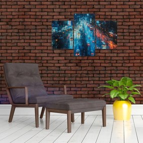 Obraz - Veľkomesto, olejomaľba (90x60 cm)