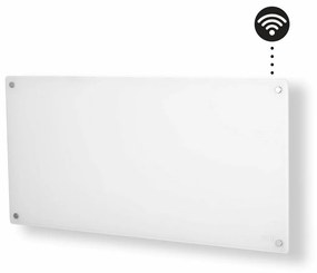 Mill Sklenený konvektor na stenu s Wifi 900 W, biela