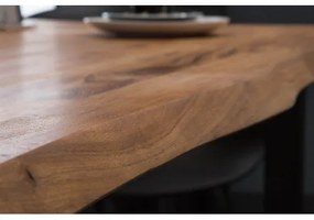 Jedálenský stôl 43426 140x90cm Masív drevo Divoká Acacia - PRODUKT JE SKLADOM U NÁS - 1Ks  - Komfort-nábytok