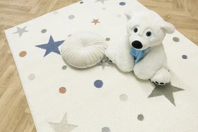 Koberec Esme Kids C5642A biely / krémový