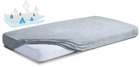 Matex Froté nepriepustné prestieradlo svetlosivá, 70 x 140 cm