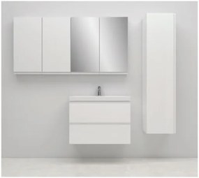Cersanit Moduo Slim, závesná umývadlová skrinka 80cm, biela lesklá, S929-002