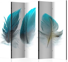 Artgeist Paraván - Blue Feathers II [Room Dividers]