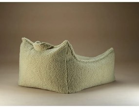 Zelený detský sedací vak z textílie buklé Chair – Wigiwama