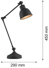 Argon 3197 - Stolná lampa EUFRAT 1xE27/15W/230V