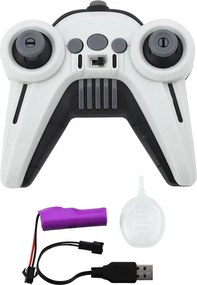 LEAN Toys Kaskadérske auto na diaľkové ovládanie RC svetlá dym drift 360° modré