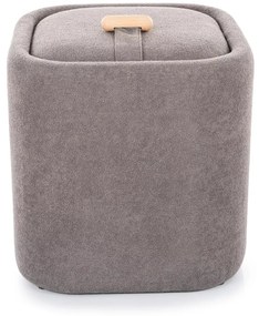Taburet Nap s úložným prostorem šedý