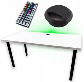 Písací Stôl Low Biely 120x60x2,8 Model 2