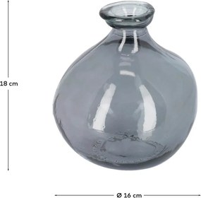 Sivá váza (výška 18 cm) Brenna – Kave Home