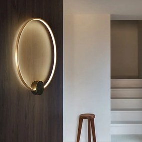 Toolight Toolight, LED nástenné svietidlo 40cm 17W 4000K APP1388-CW, zlatá matná, OSW-00912