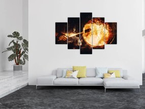 Obraz - Šamanská bubon (150x105 cm)