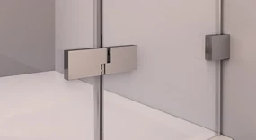 Polysan Polysan, FORTIS EDGE sprchové dvere bez profilu 1000mm, číre sklo, pravé, FL1210R