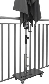 KNIRPS 25 kg - pojazdný oceľový stojan pre slnečník s kolieskami