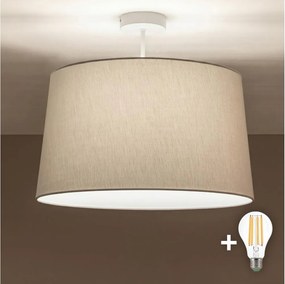 BRILAGI - LED prisadený luster CERIA 1xE27/60W/230V priemer 45 cm biela/šedá