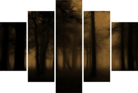 Obraz - Temný les (150x105 cm)
