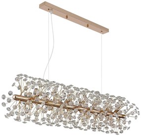 Globo 64135H4 - LED luster na lanku KATRINA 12xG9/3,5W/230V zlatý