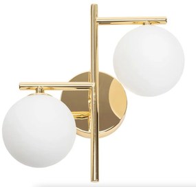Interiérové elegantné nástenné svietidlo 25W zlatá