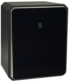Oceľový sejf s elektronickým zámkom na číselný kód a odtlačok prsta RICHTER RS.45.LUX.FIN, RICHTER černá