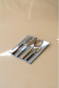 Hnedý/v striebornej farbe antikoro príbor 4 ks pre 1 osobu Noli – noo.ma
