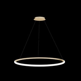 Toolight Toolight, závesné svietidlo 40cm, 24W, 3000K, LHJ001-CP, zlatá lesklá, OSW-50000