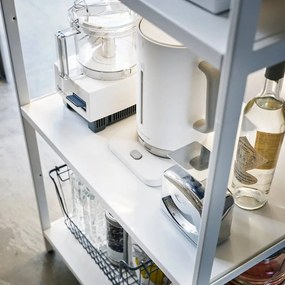 Matne biely oceľový regál 60x170x46,5 cm Tower – YAMAZAKI