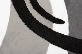 TA Koberec T966A DARK GRAY CHEAP PP CRM Sivý Obdĺžnikový Rozmer: 80x150 cm